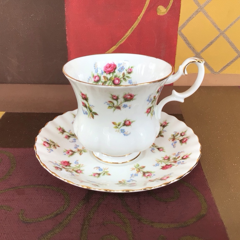 Royal Albert Winsome Demitasse Teacup and Saucer